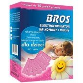 BROS Электрофумигатор+10 пластин от комаров для детей