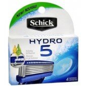 Schick HYDRO 5 (4) сменные картриджи оригинал в упаковке производство США