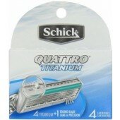 Schick Quattro Titanium (4) сменные картриджи оригинал в упаковке Германия