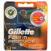 Gillette Fusion ProGlide Power (8) сменные картриджи оригинал в упаковке Франция