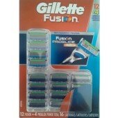 Gillette Fusion + Fusion Proglide Power (12+4) сменные картриджи на планшете