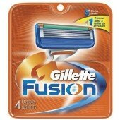 Gillette Fusion (4) сменные картриджи в упаковке